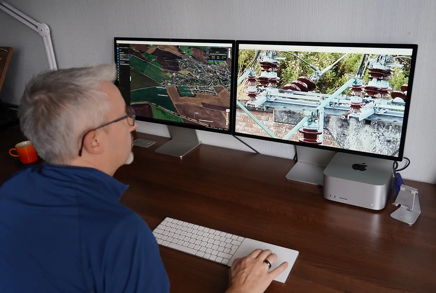 Drone remote monitoring using DJI flight hub