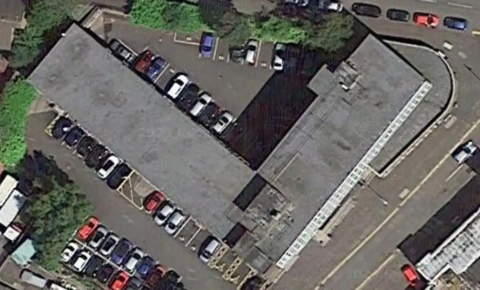 Visible light photo of the roof