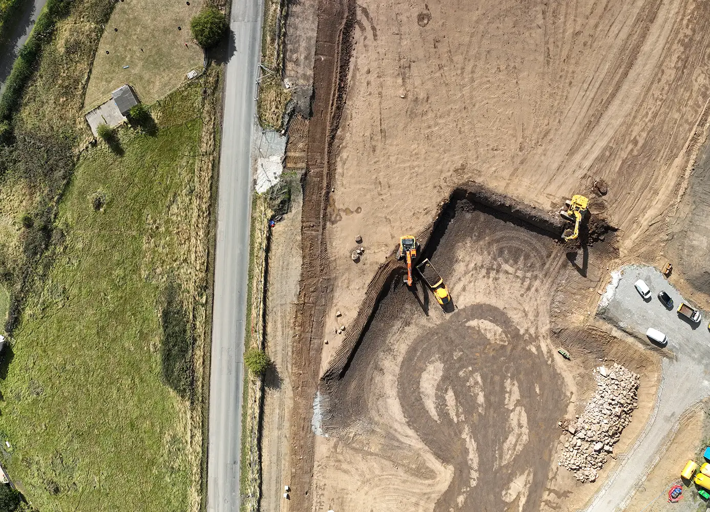 Drone Topographic Survey for construction
